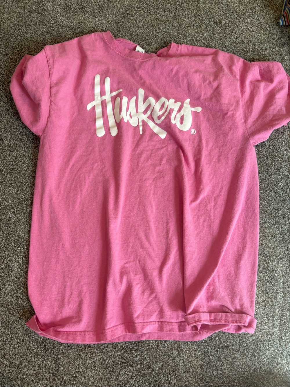 Huskers Pink Short-Sleeve T-Shirt